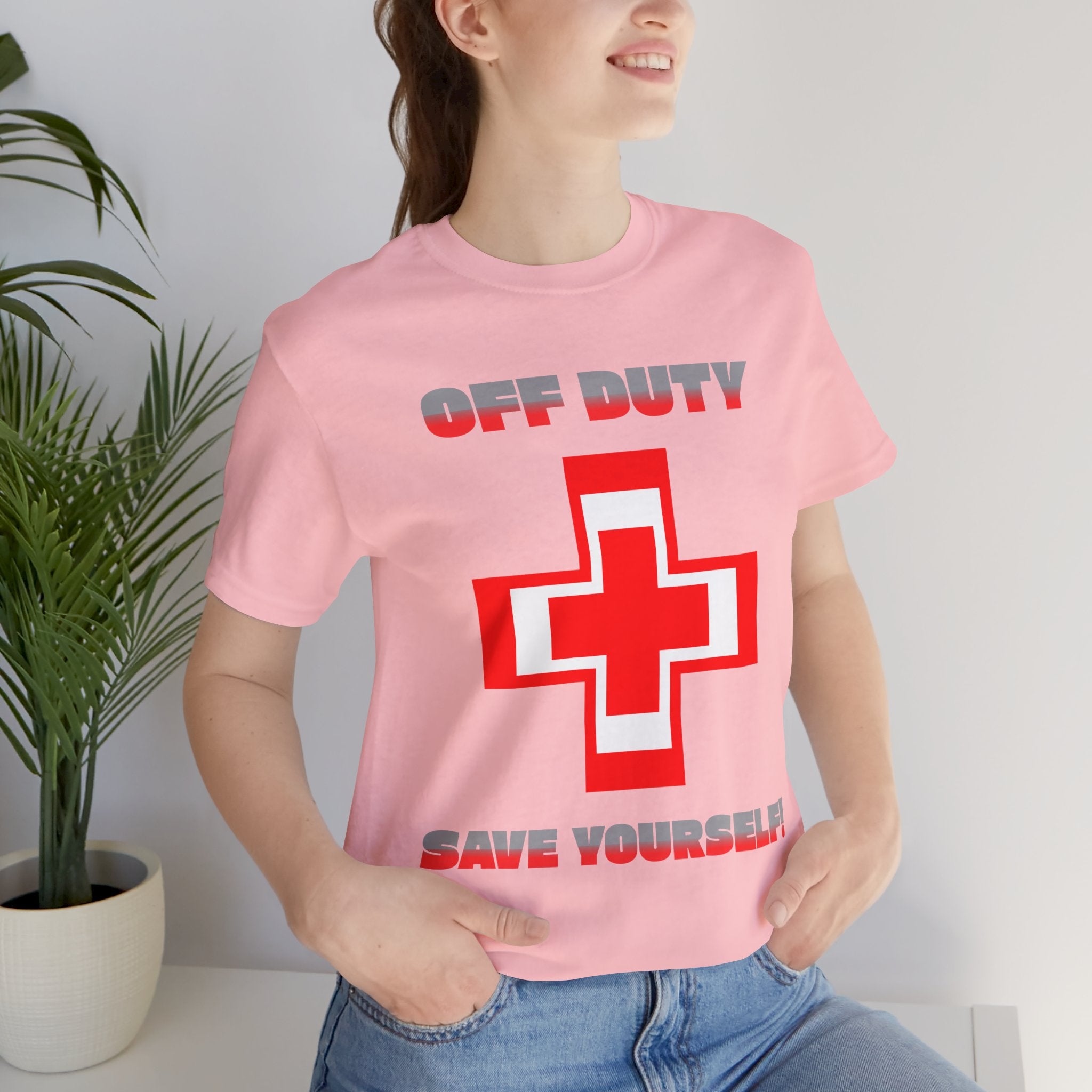 Off Duty Save Yourself! Tee